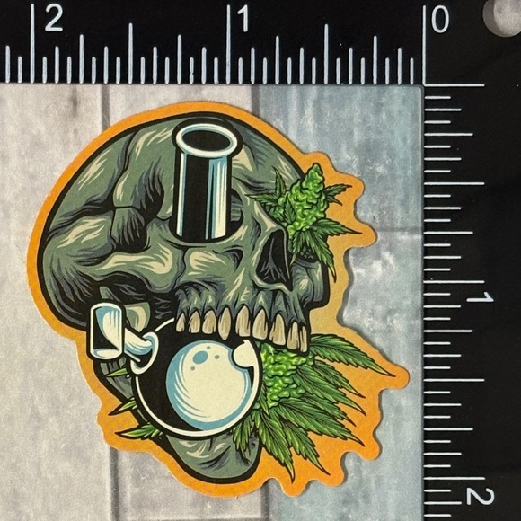 🌀10/$10🌀 Psychedelic 420 Reusable Waterproof Vinyl Sticker Decal - Picture 1 of 1